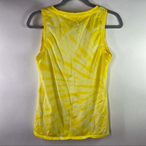 Bundle Lot Of 2 J. Crew Factory Small Yellow Tie Dye Green Basic Tank Tops Boho - Picture 4 of 13